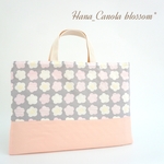 ~Babypink × Lightgray~ 北欧風 flower＊レッスンバック
