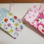 m様オーダー品　　ふたつきコップ袋２つ