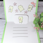 クマのメッセージカード　61