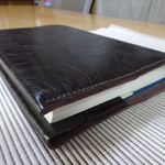 単行本用革のブックカバー　T-12