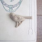 小鳥のブローチ*ミルクティー