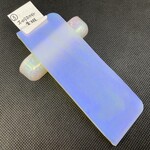 　ハイブリッドオパールオーロラホワイト(クリア)【青斑】スライスカット板③：6㎜厚