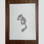 【原画】リスの細密画