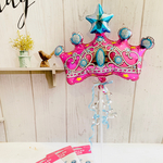 プリンセスクラウン　フォトプロップスバルーン　思いやりSALE 第3弾　お誕生日　記念写真　プリンセス　宝石　