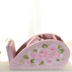 薔薇いっぱいのテープカッター トールペイント 