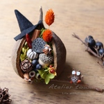 ☆ブッダナッツのハロウィンアレンジ☆幸せを呼ぶ木の実 ハロウィン