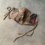 【ribbon-02】chimie cool mask 冷感ガーゼマスク《Italian fabric》