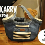 蘭丸様オーダー専用ページ 【受注製作】『DENICARRY』グラニー型バック Mサイズ&飛び出し防止ネット