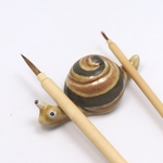 カタツムリ　筆置き 2