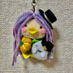ハンドメイド  フェルト　ハロウィン　アマビエさま①