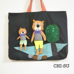 カワウソ親子レッスンバック