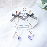 elegant girl♡　ゆれるピアス/樹脂ノンホールピアス（イヤリング）
