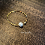 Moon & pearl〈イヤーカフ〉月とパールのイヤーカフ 