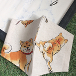 コットン×ガーゼ  立体マスク　キッズ　大人用　柴犬