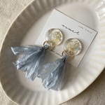 とっておきのピアスorイヤリング (MIX × sky blue) 