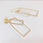 ＋wレクダングル＋貼るピアス