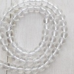 【6mm　10個】水晶　ラウンドファセット　128面カット