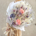 ナチュラルブーケXＬ　エンジェルパープル　ウェディング　結婚式　パーティー　二次会　前撮り　プリザーブドフラワー　ドライフラワー