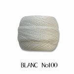 レース糸　DMC コルドネスペシャル #100 BLANC 