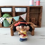 【わんわんバーガー屋さん】ダックス店員（ブラックタン）