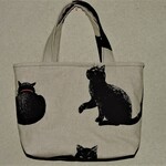 ★猫柄★トートバック　内ポケット付き