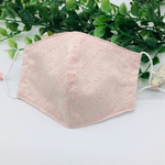 送料無#SALE レースマスク夏用ピンク
