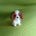 オーダー品 キャバリア ストラップ 羊毛フェルト