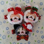 【megugo13様ご注文品】★クリスマスバージョンヘアクリップ