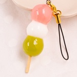 食品サンプル　ストラップ　三色団子　和菓子　