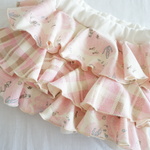c様オーダー品＊ふりふりかぼちゃパンツ くまモンキー　３枚セット　