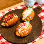 【再販です】バターロールサンド3種類♡