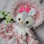 ステラルー(Sサイズ)コスチューム＊ボンネットドレス＊ピンク＊双子コーデにも