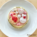 うさぎさんの苺パンケーキピルケース