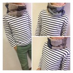 【再販11】パッチワークネックウォーマーKIDS54