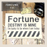 【A4】ステンシルシート『Fortune』送料無料