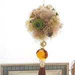 受注制作 Tassel boule de fleurs ＊ タッセルフラワーボール