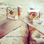 ”雪の結晶”Perlキャッチピアス