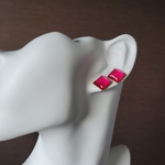 No.077◇ピアス◇カボション(スクエア)