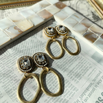 アンティークビジューピアス/イヤリング
