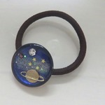 値下げ*宇宙*ヘアゴム*土星*星*005