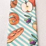 iPhone6/6Sケース(パン&りんご柄)😊