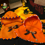 うさぎ☆うさポンチョ♡ハロウィン＊オレンジ♡