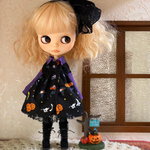 ハロウィンふんわりワンピ　ブライスサイズ