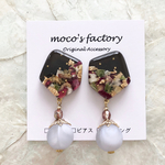フラワー⌘レジン　薔薇　ピアス/イヤリング