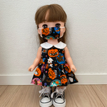 ソラン　メルちゃん　ハロウィン　ワンピース　マスク付き