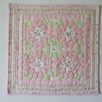 パッチワークキルト☆Baby pinkの花びら