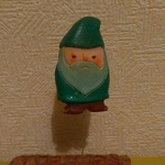 木の粘土製★小人のピック