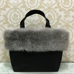 ふわもこファーバッグ♡バッグチャームorバレッタ付き