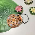 カエル　金襴ミニバック　♡朱色曼陀羅♡