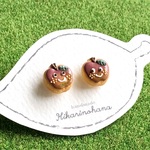 りんごのアイシングクッキー／ピアス